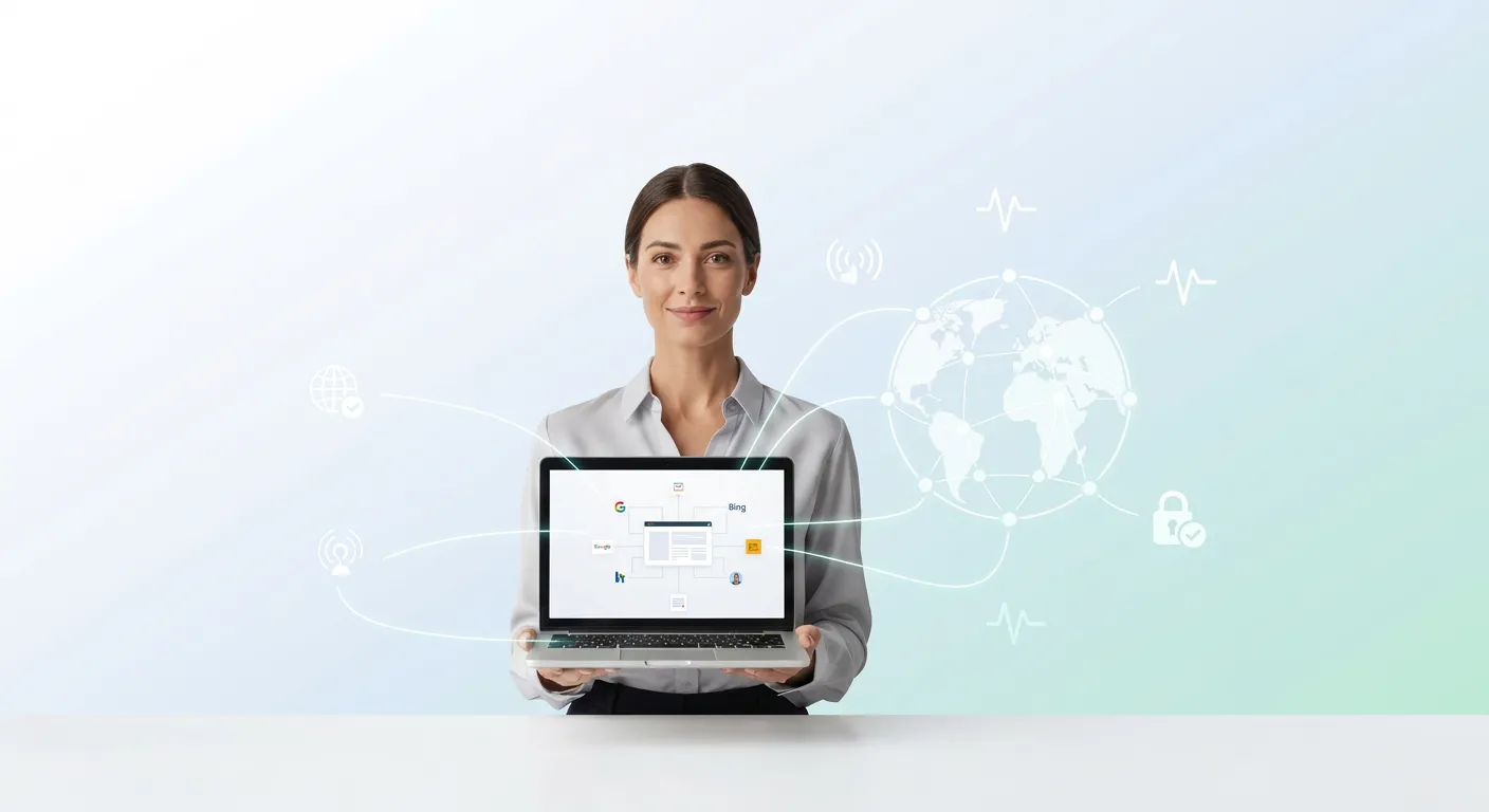 Modern Boltweb graphic representing powerful website building, AI tools, and digital innovation