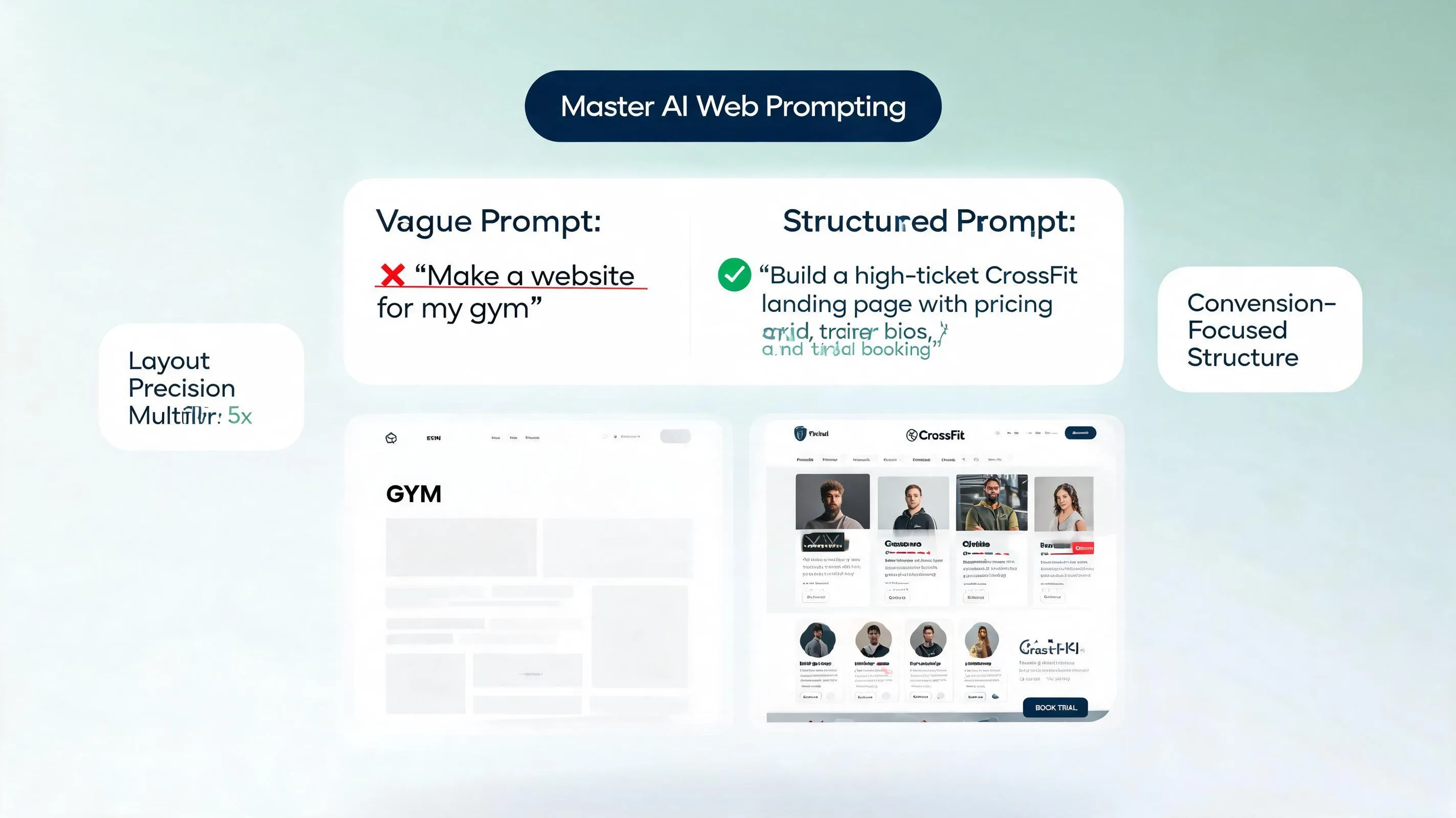Usability-focused AI changes creating thumb-friendly headers and streamlined form intake