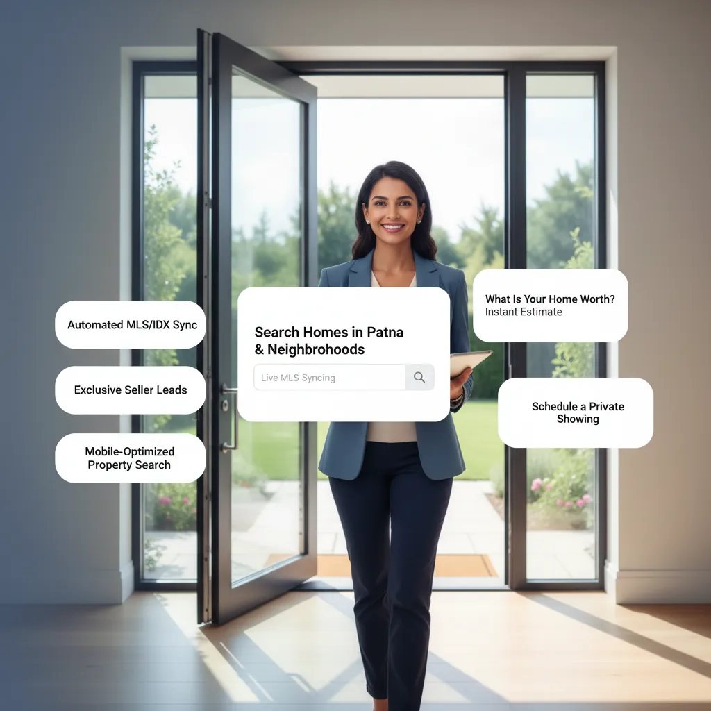 Simple property inquiry form synced with MLS listings for real estate agents