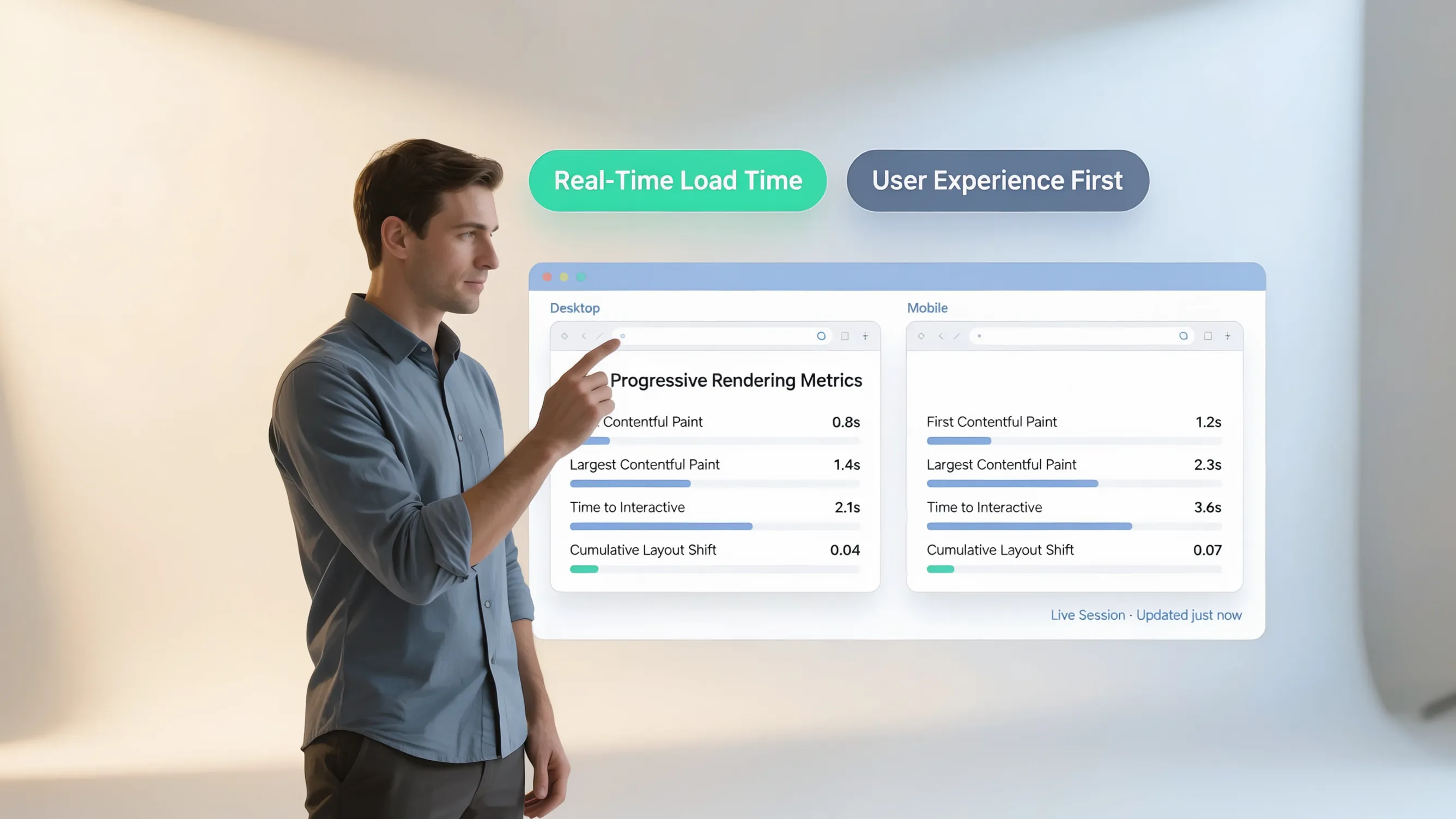 Waterfall chart diagnostics revealing slow loading website assets