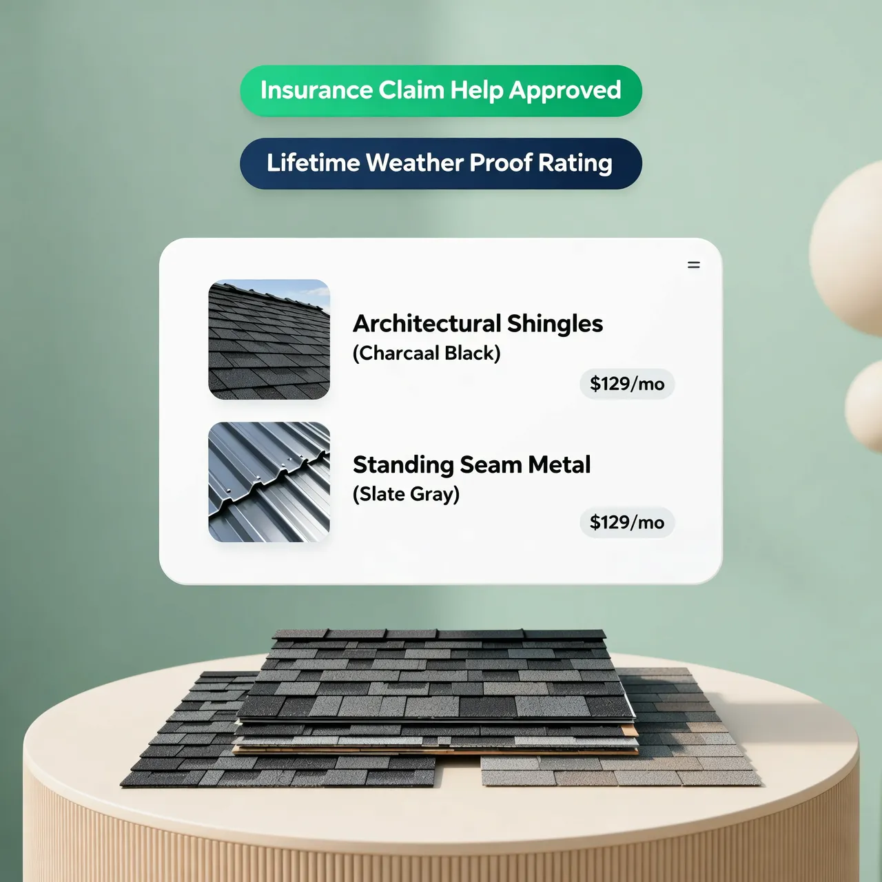Roofing cost transparency guide explaining material choices and deck damage variables