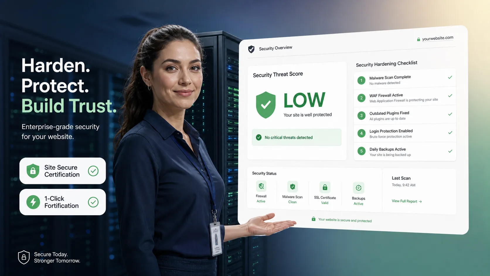 Software security hardening and CMS vulnerability patching overview