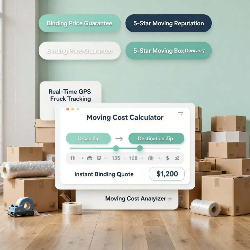 Purpose-built website builder for movers aligning essential details and estimate forms